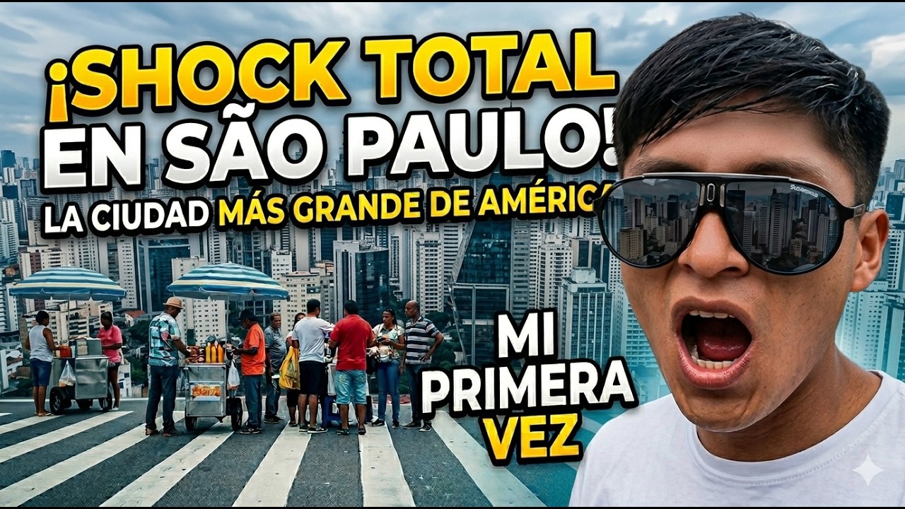 Asi es la ciudad mas GRANDE de Brazil , SAO PAULO l PRIMERA vez en BRAZIL l de LIMA a SAO PAOLO