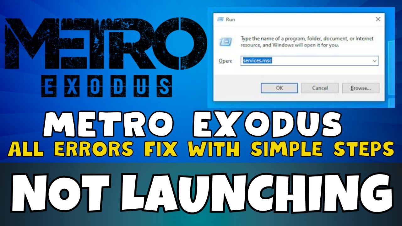 Как исправить ошибку &laquo;Metro Exodus&raquo; при запуске Windows 10/11 || Исправление 2023