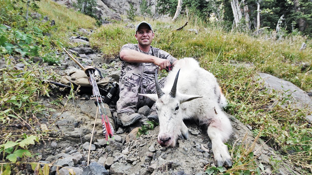 LONGHORN web exclusive Bow Hunting with a Longbow for Mountain Goat DIY with Boyd Burnett