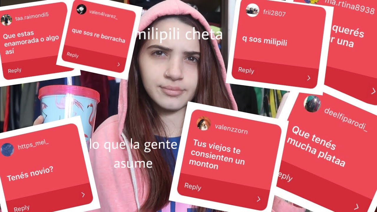 la gente piensa que soy milipili y que tengo plata