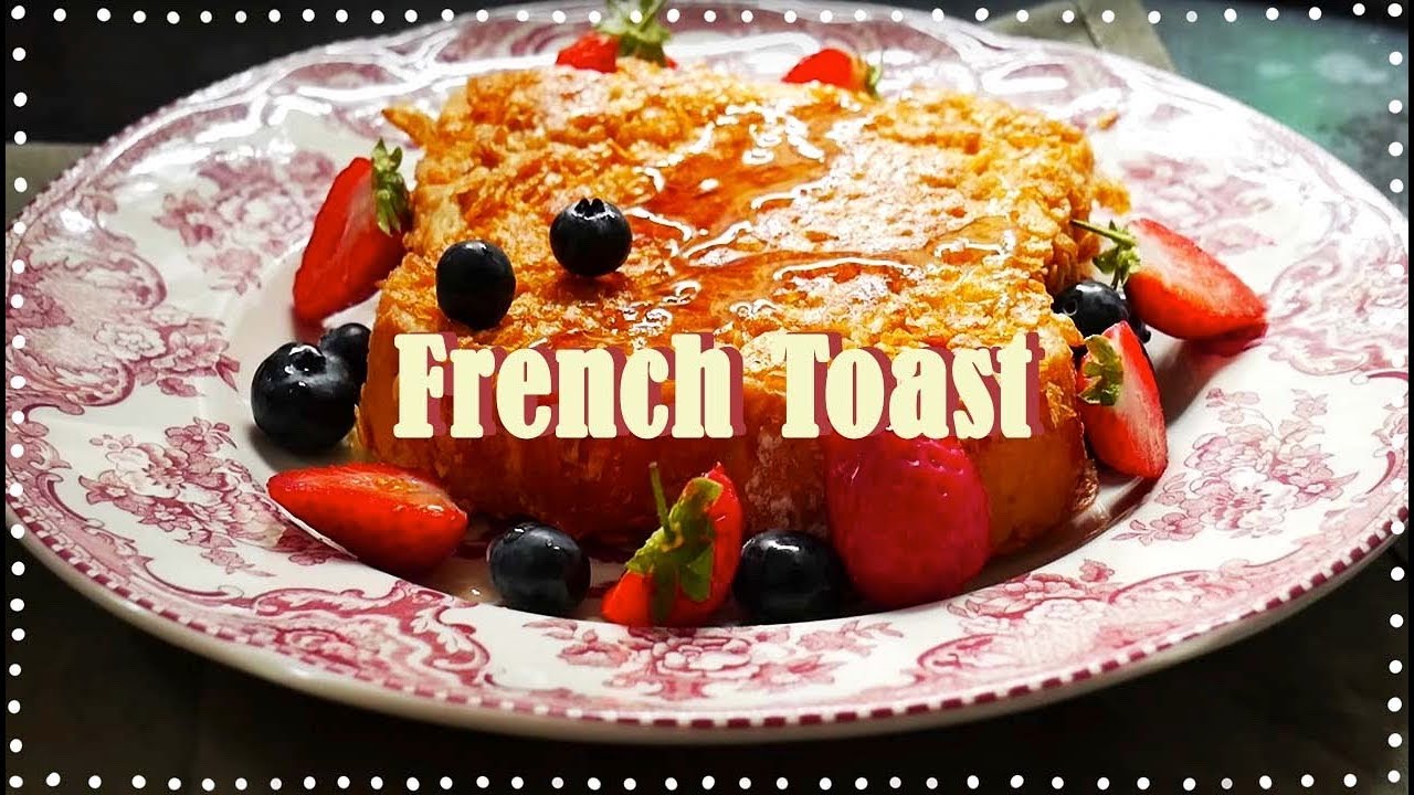 바삭바삭한 시리얼 프렌치 토스트 해먹기!🍞