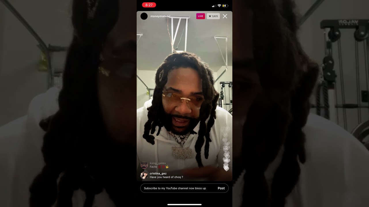 Money Man Instagram live May 26 2021 giving free sauce
