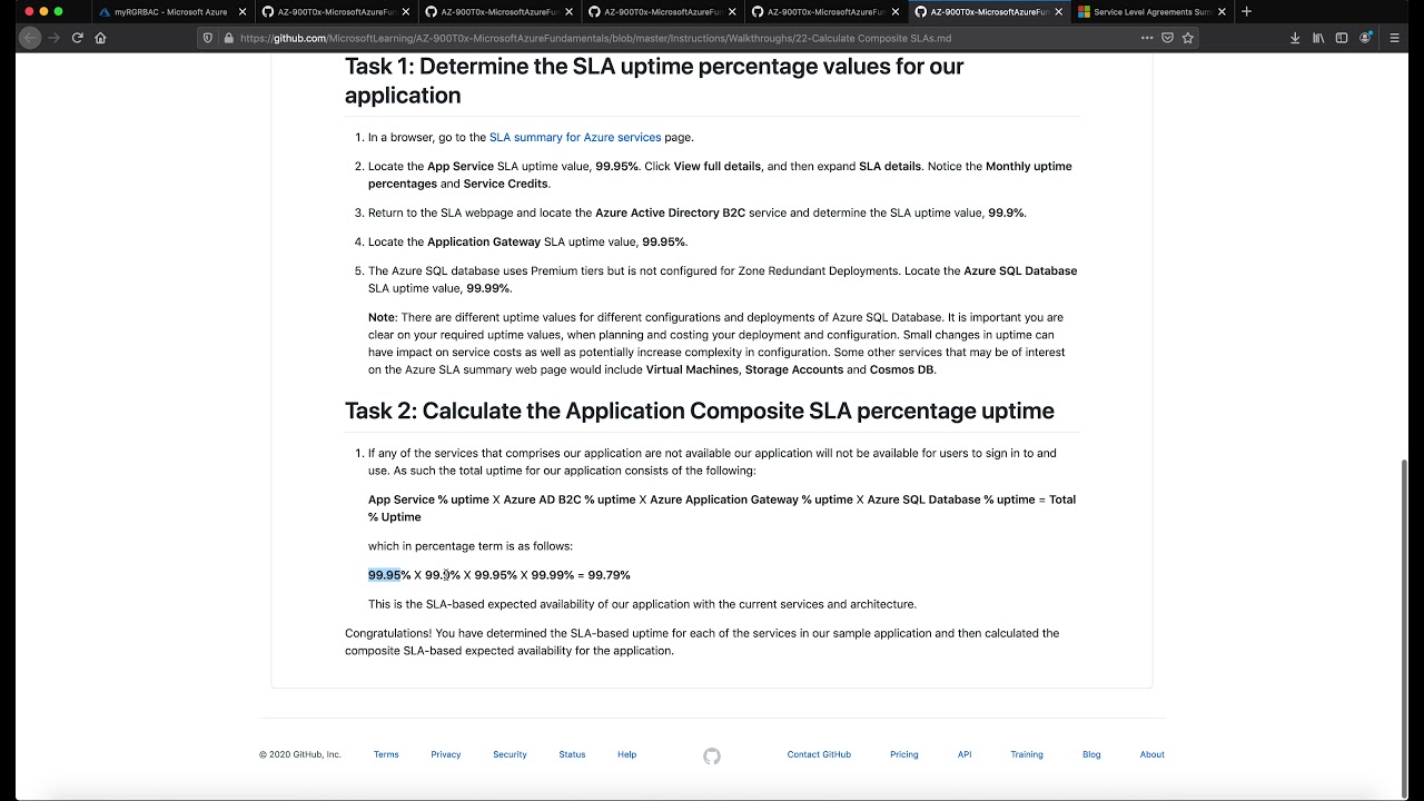 Lab22 Calculate Composite SLAs