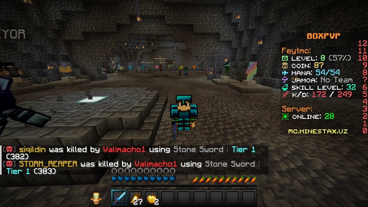 MINECRAFT/MINESTAX SERVERIDA PVP
