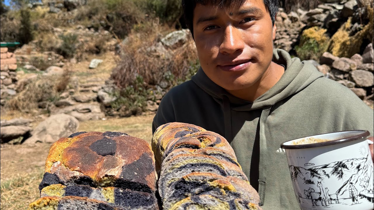 Preparé pan artesanal de tubérculo andino