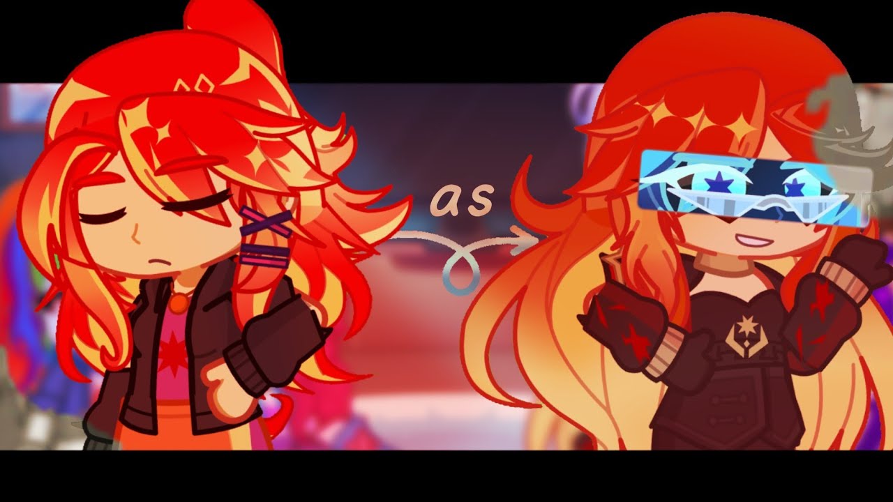 Equestria Girls react to Sunset as Mavuika || all parts || Gacha Life 2 || Genshin Impact ||