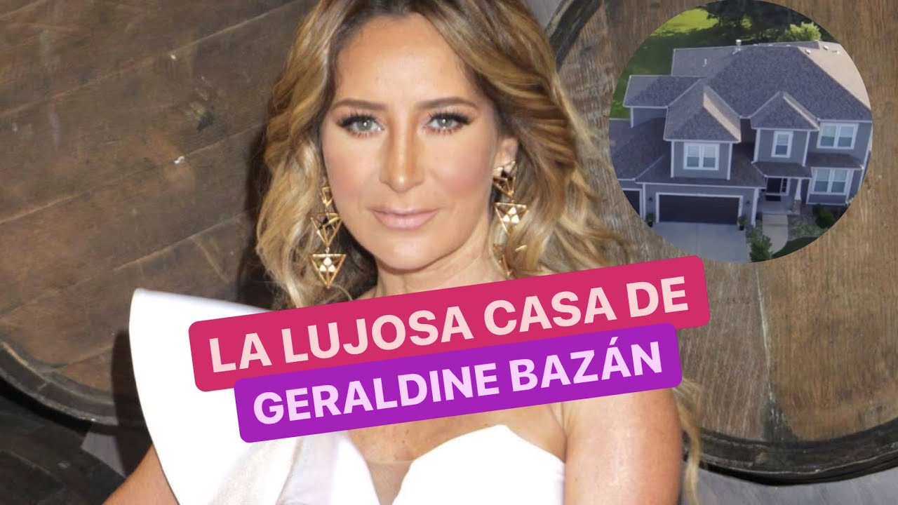 La lujosa casa de Geraldine Bazán en la que vive sin Gabriel Soto