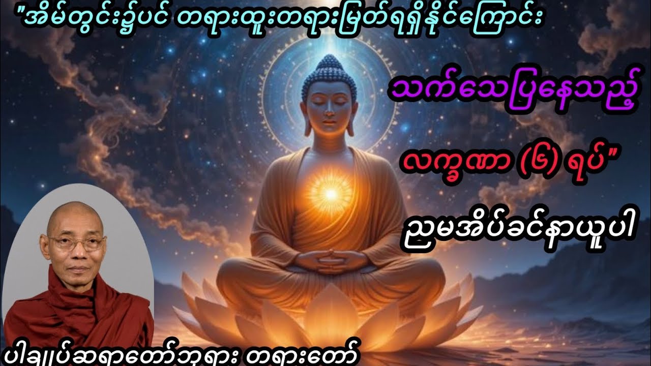 အိမ်တွင်း၌ပင်တရားထူးတရားမြတ်ရချင်ရင်-ပါချုပ်ဆရာတော်ဘုရား၏တရားတော်#တရားတော် #ပါချုပ်ဆရာတော်#buddha 