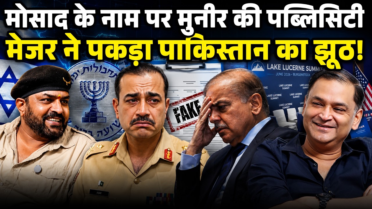 Pakistan's Asim Munir-Mossad Fake News EXPOSED! Major Gaurav Arya | Majorly Right