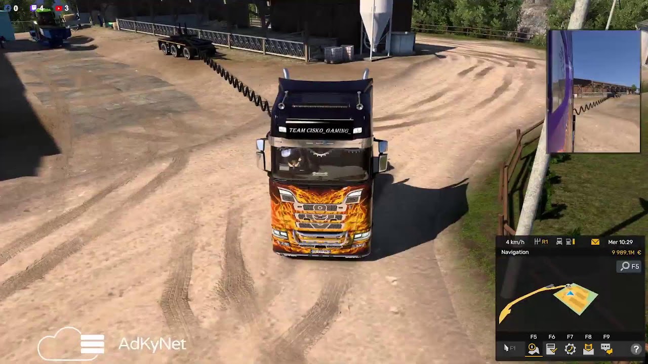 Euro Truck Simulator 2.  🚨33  MÈTRES... Ça va passer !?🚨💥
