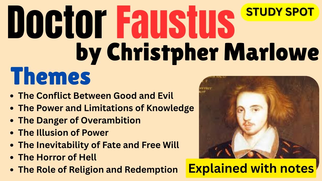 Doctor Faustus by Christopher Marlowe Themes with notes