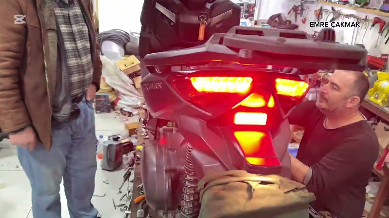 Yamaha 14-17 kasa Xmax 250 nin Yağ Yakma Sorununu Çözdük ..
