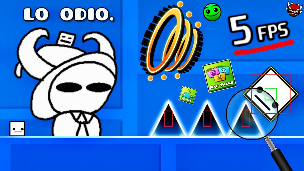 Cosas que ODIO (mucho) de Geometry Dash... pero me gustan en secreto.