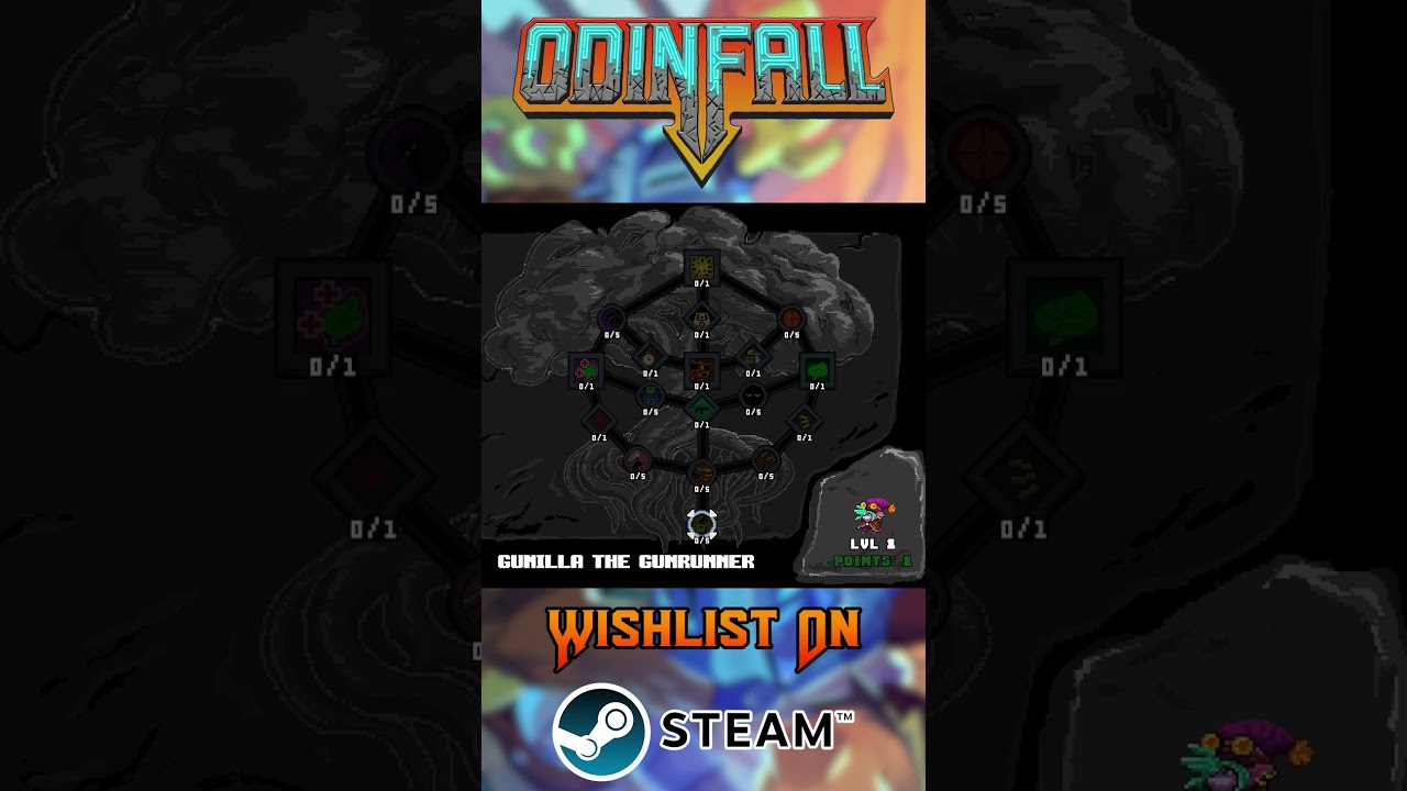 Each character in ODINFALL has their own skill tree that you can customize to suit your playstyle! 🔥
