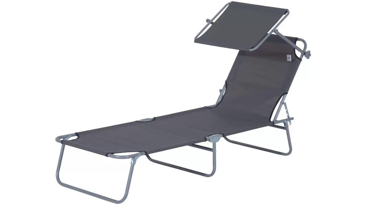 💡 Outsunny Sonnenliege Gartenliege Wellnessliege Strandliege 💡
