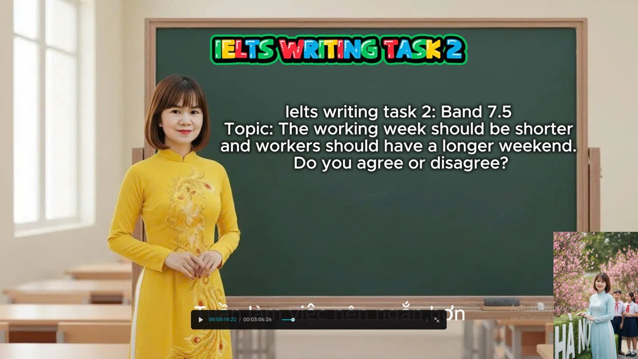 IELTS WRITING TASK 2 WORKING HOURS
