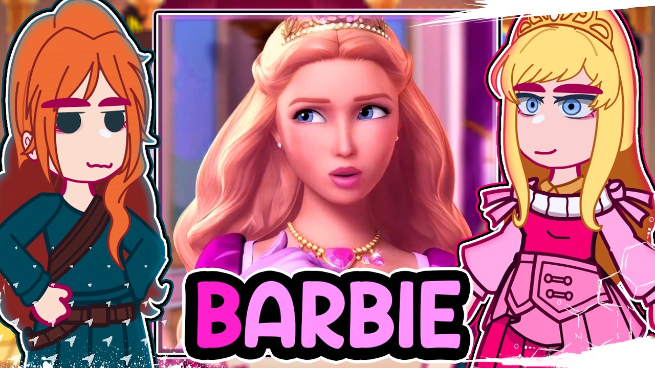 ||Disney Princesses Reacting to Barbie|| \\🇧🇷/🇺🇲// ◆Bielly - Inagaki◆