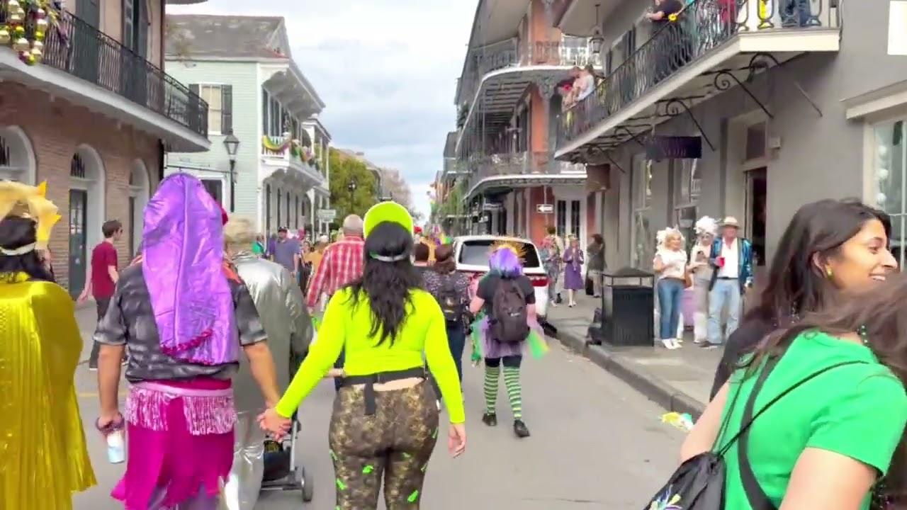 Mardi Gras Day in the French Quarter PART 2 [Unfiltered]