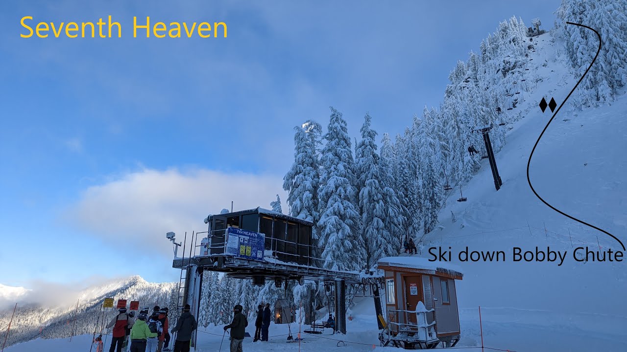 Stevens Pass | Seventh Heaven | ride, hike + ski down [Early Season Conditions]