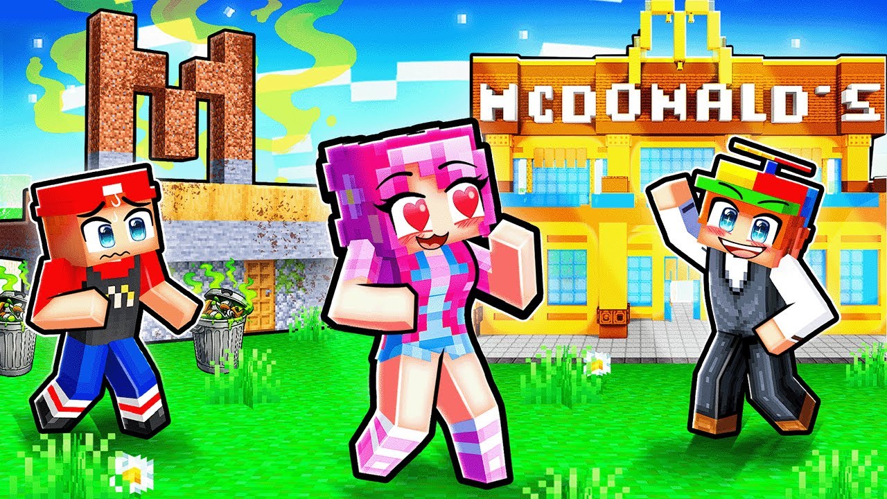 Poor vs Rich McDonalds Build Battle!