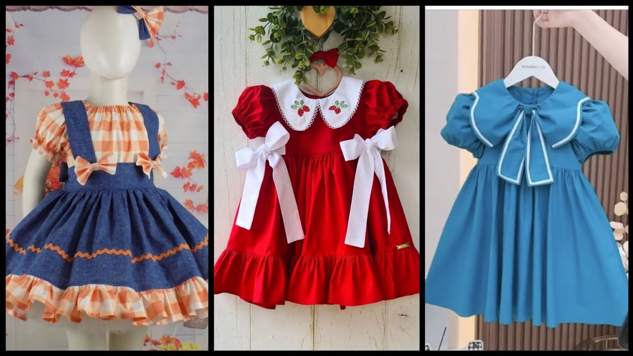 Baby Girl Frock Design 2025/Latest Baby Girl Frock Design/Baby Girl Dress Design 