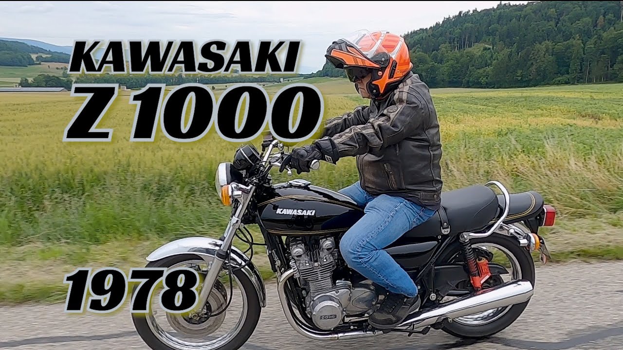 KAWASAKI Z1000 de 1978. Un joli roadster aux lignes intemporelles !