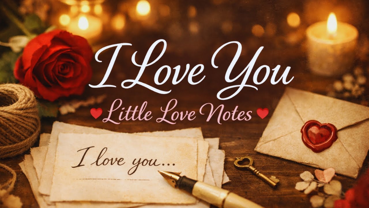 I Love You Little Love Notes ❤️ Handwritten Notes for Hopeless Romantics
