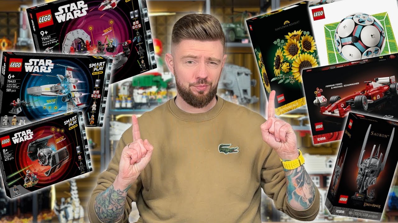 LEGO NOWOŚCI 2026 STAR WARS | WŁADCA PIERŚCIENI | FERRARI | BOTANICALS | FIFA