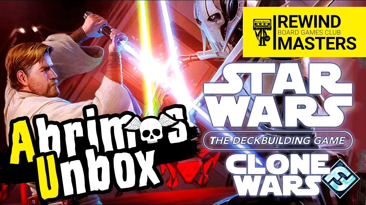 Abrimos - STAR WARS THE DECKBUILDING GAME CLONE WARS EDITION (2024)