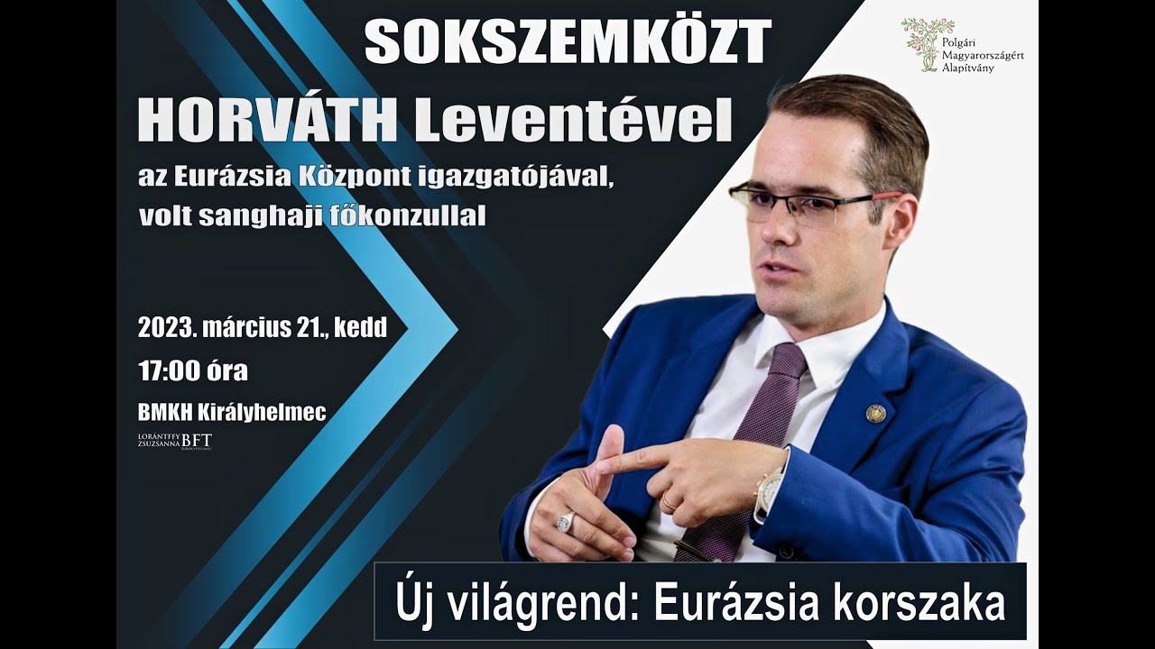 Horváth Levente a BMKH-ban - Új világrend: Eurázsia korszaka