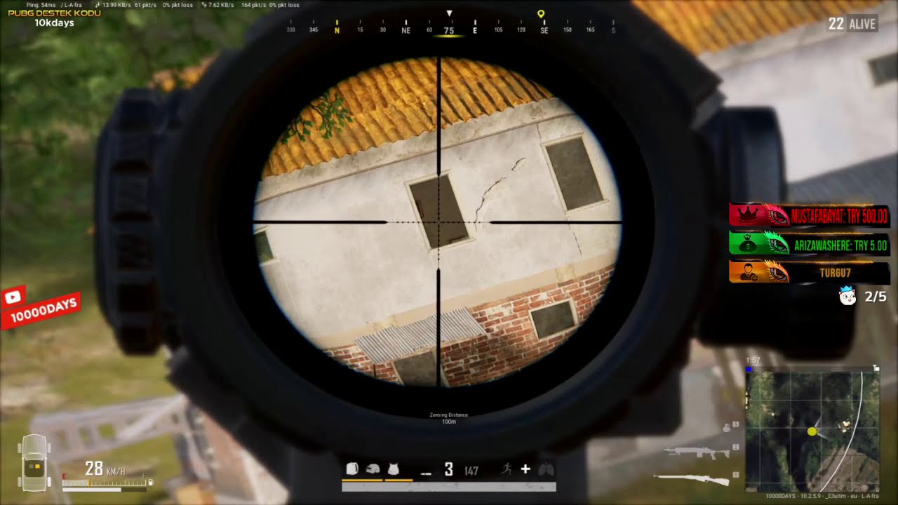 INSANE SHOTS / 10000DAYS , CodeMarco , Smashbae / Twitch PUBG En İyi Vuruşlar #1