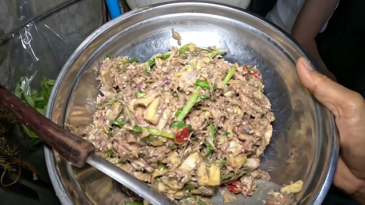 ทำห่อหมกหนูนาใส่ปลีกล้วยอร่อยแซ่บๆ
