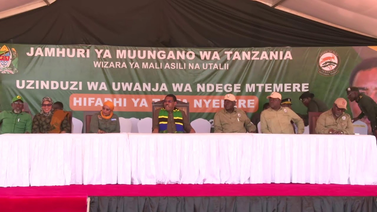DKT. MWIGULU ANAZINDUA NA KUKABIDHI MIUNDOMBINU YA UTALII