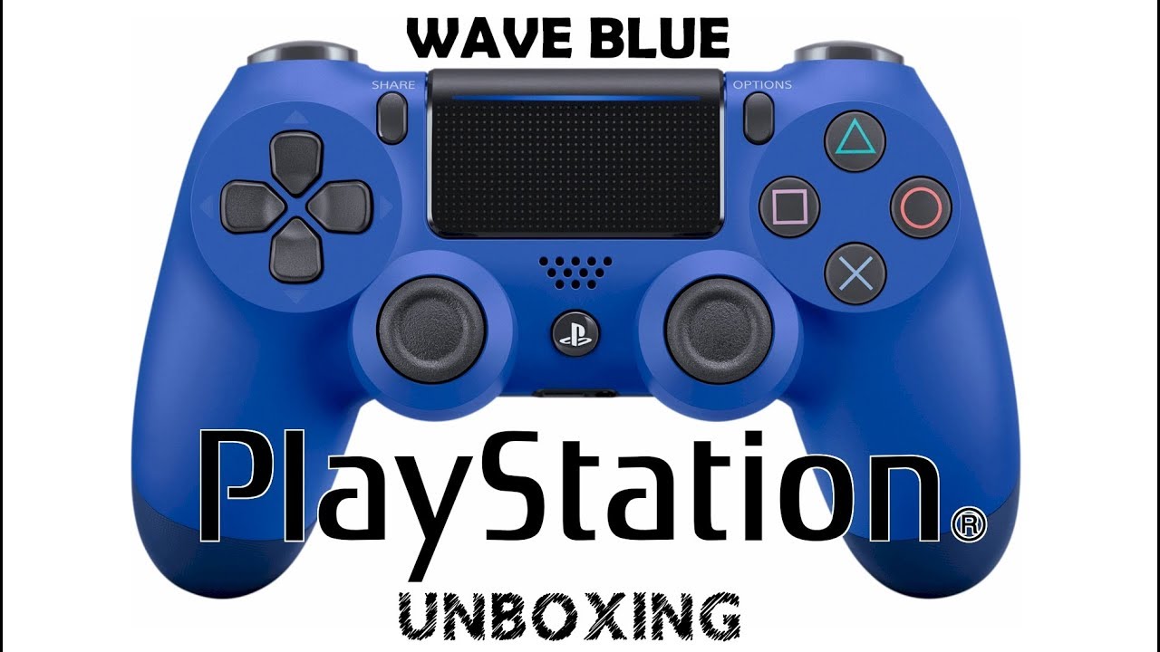 Playstation 4 DualShock Wave Blue Version 2 - #PS4