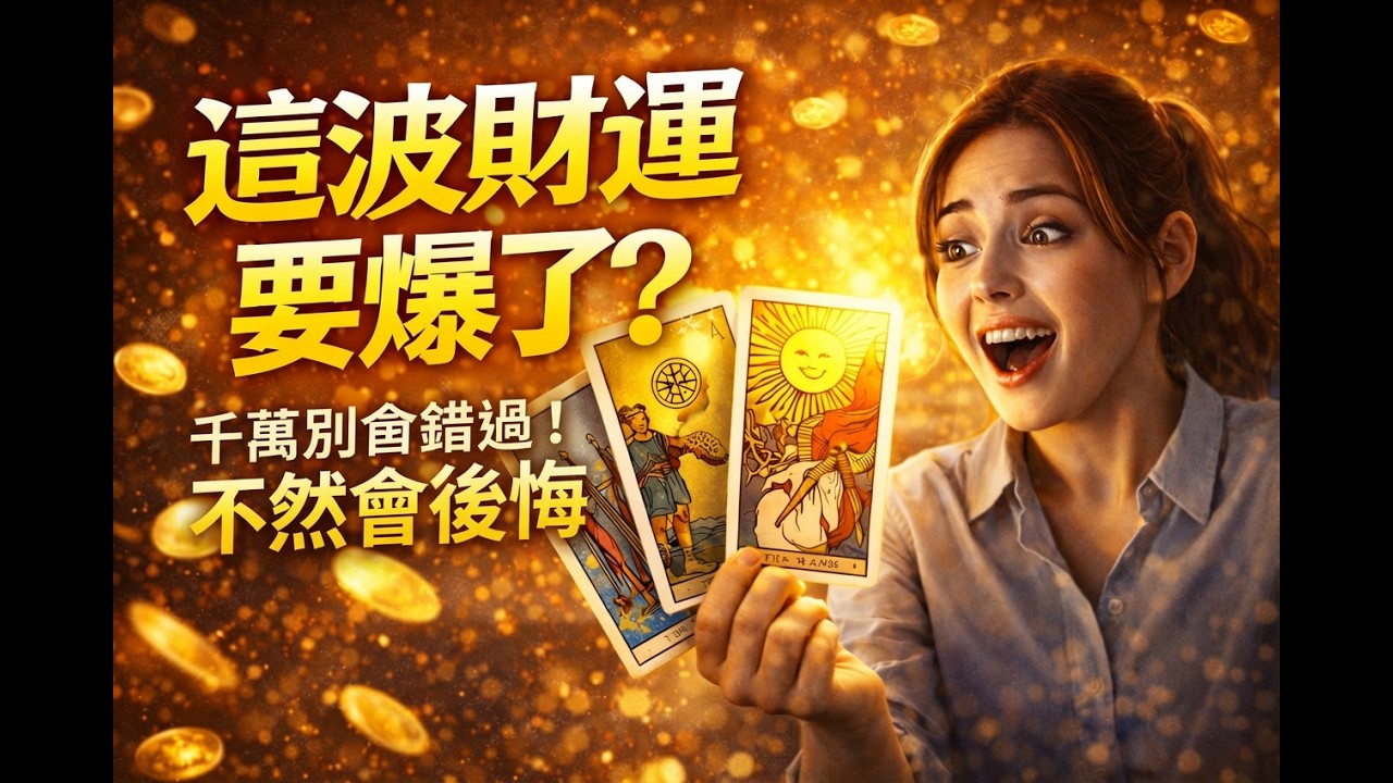 塔羅占卜｜我的近期財運，暴富還暴雷？升職加薪？