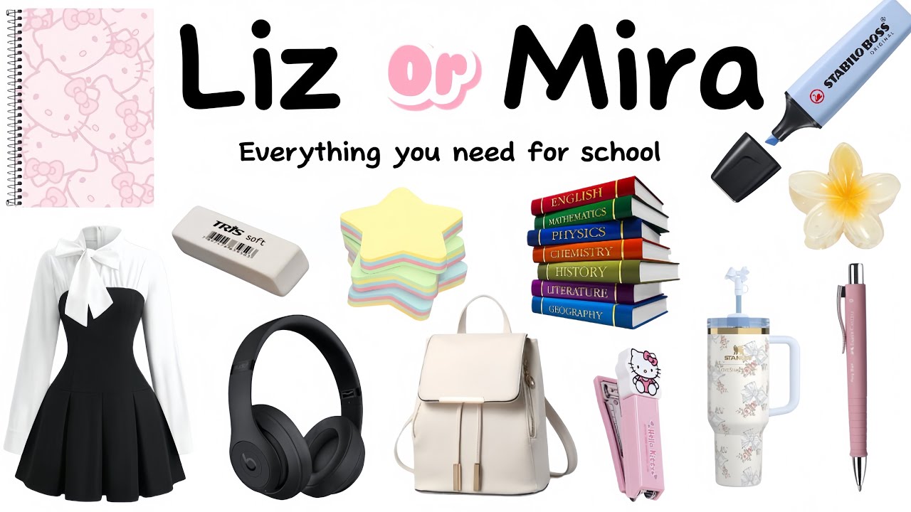 Everything You Need For School | Liz or Mira 📚✨