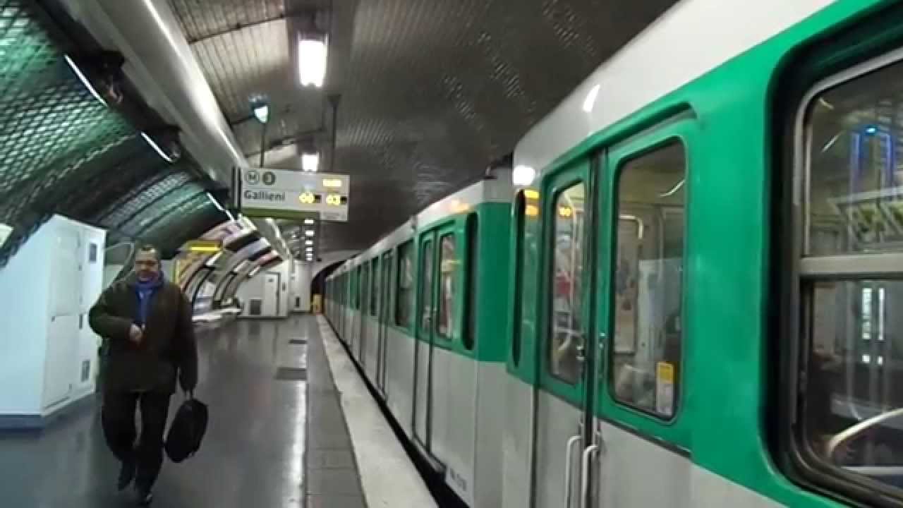 Paris Métro ligne 3 - MF67 - Parmentier