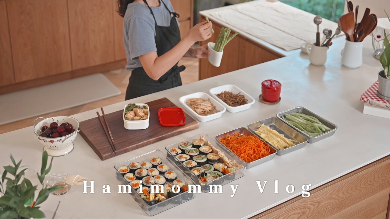 Я приготовила кимбап 🥢ㅣ7 простых рецептов кимбапа от корейской домохозяйкиㅣВлог