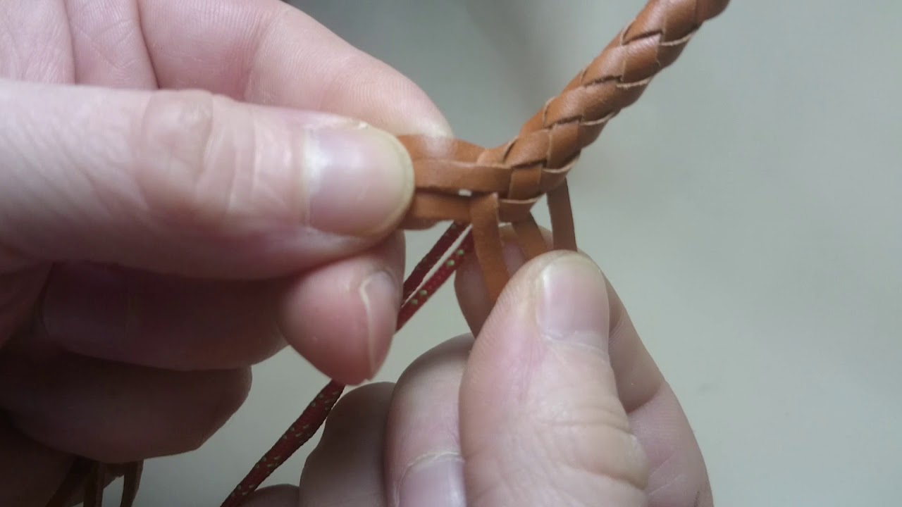 Trenzado 6 cabos para colgante de cuero