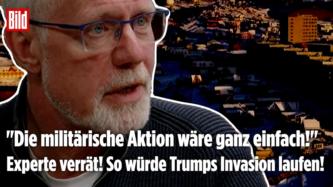 GRÖNLAND: „Die militärische Aktion wäre ganz einfach!“ Experte verrät! So würde Trump vorgehen!