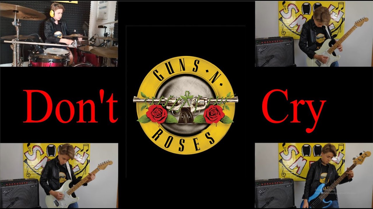 Don't cry - cover by Valerio (14 years old)