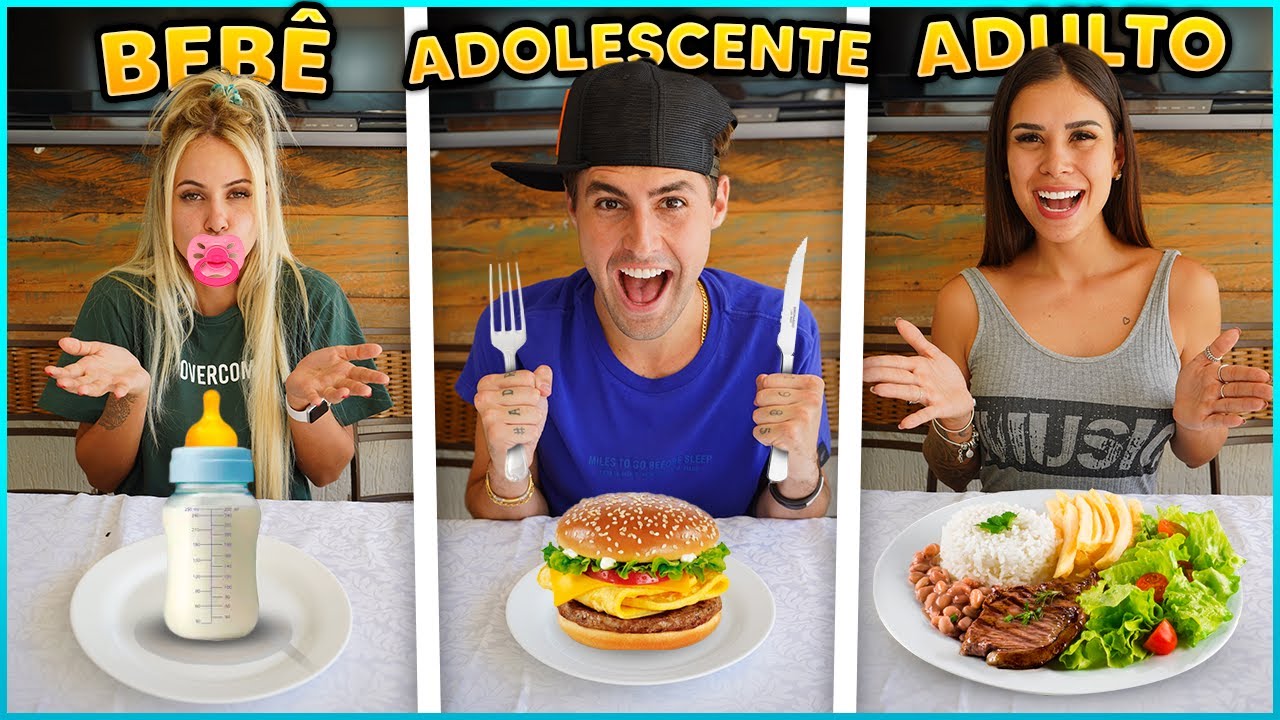 BEBÊ, ADOLESCENTE OU ADULTO!! ( NOVO MINIGAME ) [ REZENDE VIL ]