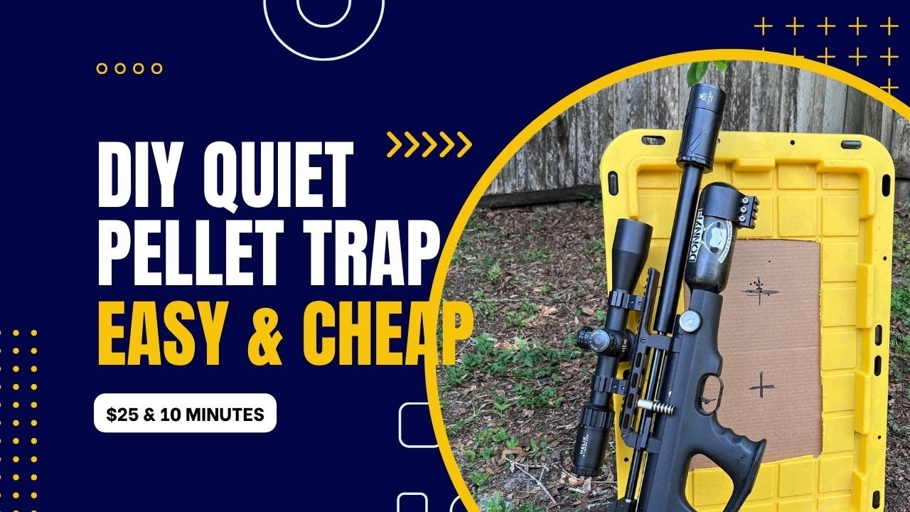 DIY Cheap, Easy & Quiet Pellet Trap on the New Backyard Range & Channel Update - It's all good news!