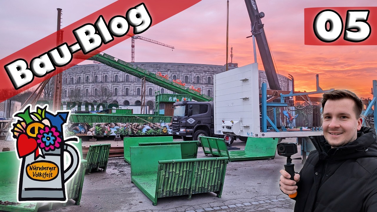 Nürnberger Frühlingsfest 2026 - Aufbau | Bau Blog #05