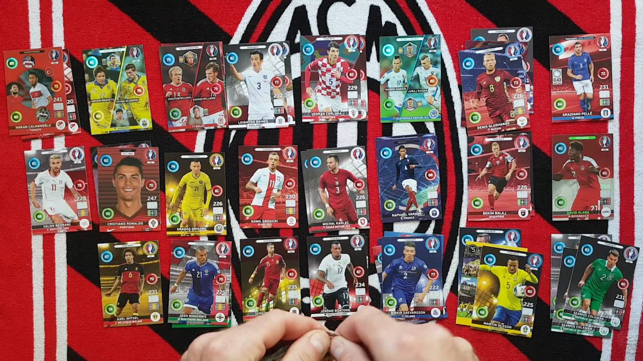 PANINI EURO 2016 - KT&Oacute;REJ REPREZENTACJI TRAFIŁEM NAJWIECEJ KART...?