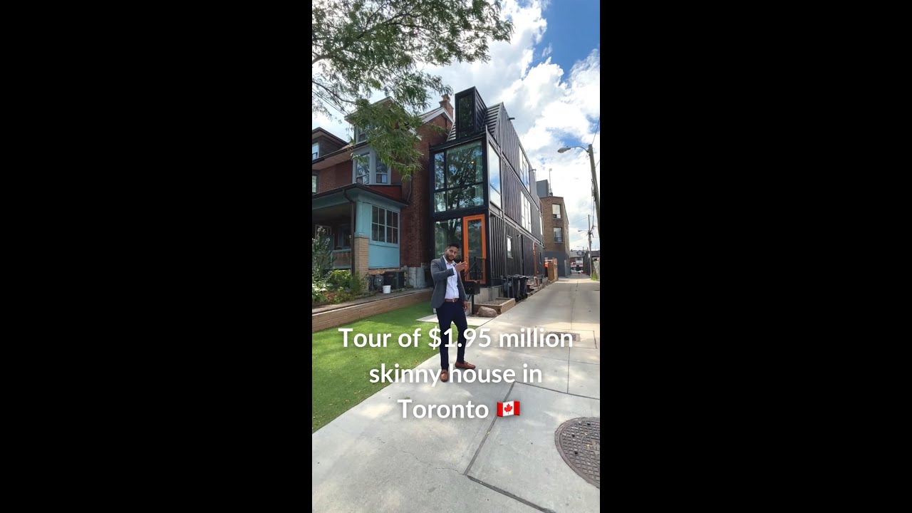 $1.95 million will buy you this unique, skinny house in Toronto, Canada