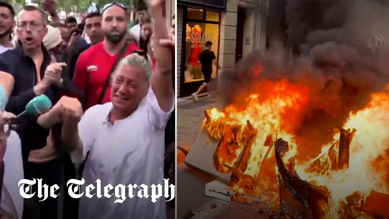 France: Mother of fatally shot boy shouts ‘justice for Nahel’ as protests escalate