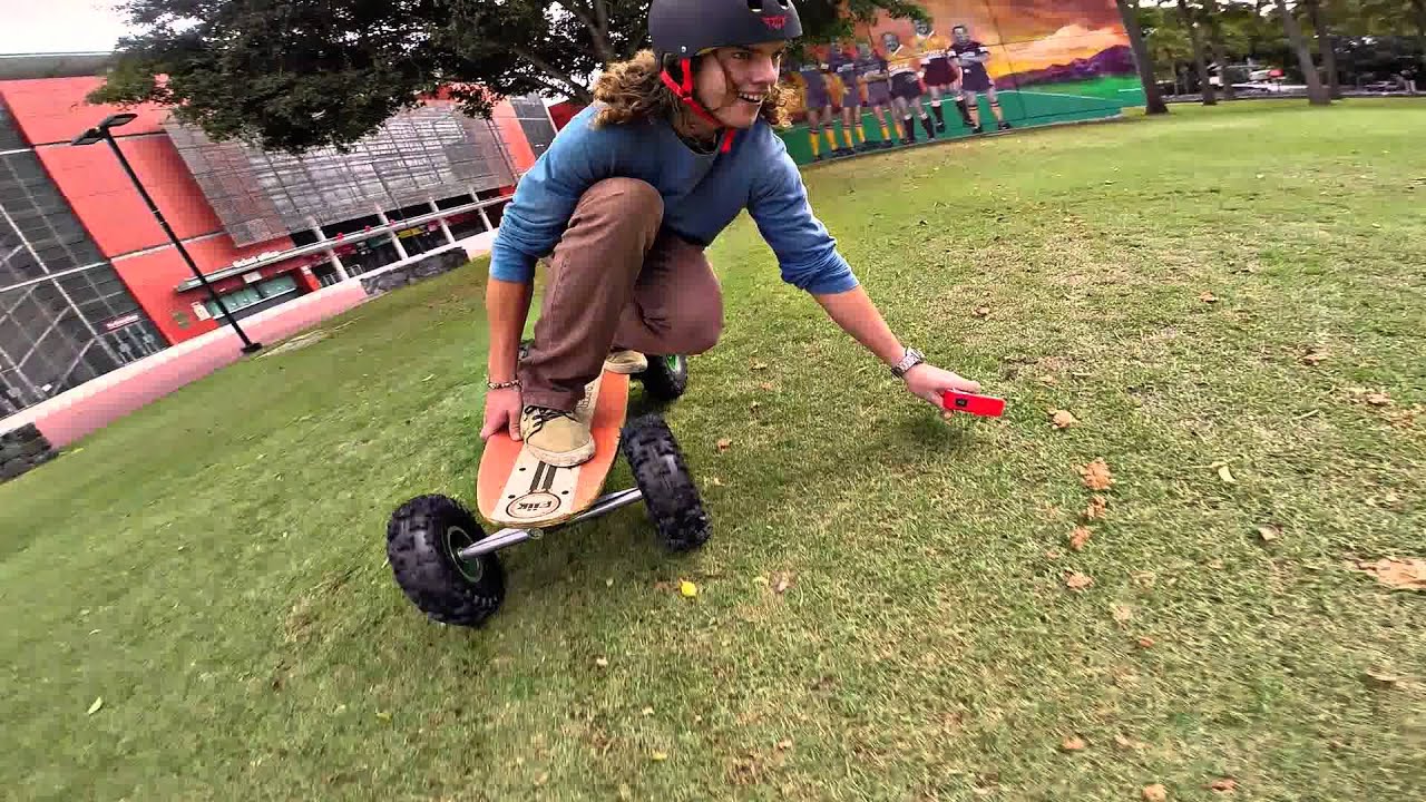 GoPro 360 Rotating Helmet Mount on Fiik Electric Skateboards