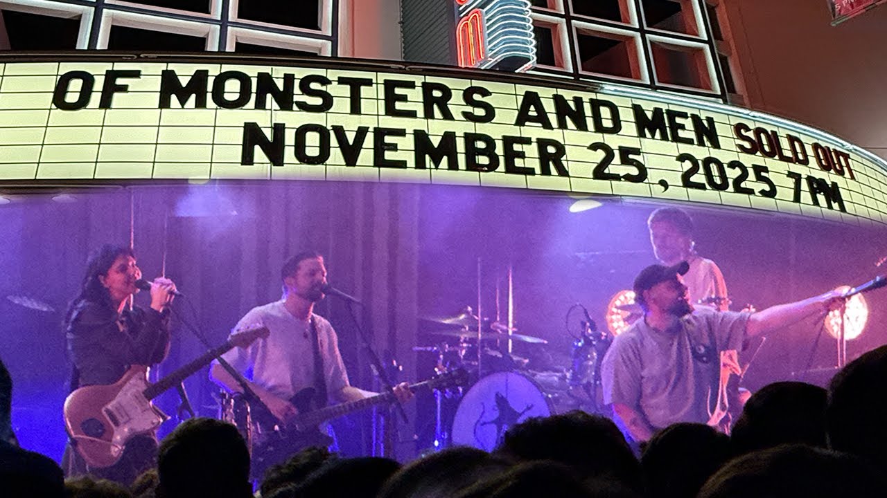 Концерт группы OF MONSTERS AND MEN в Лос-Анджелесе!