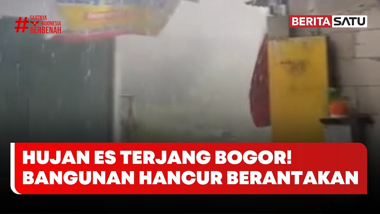 Hujan Es dan Angin Kencang di Bogor Hancurkan Bangunan #Beritasatu